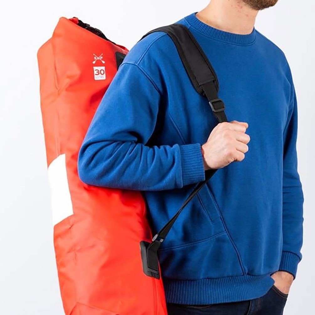 Two Bare Feet 90L Waterproof Dry Bag / Bodyboard Carry Bag - Red Extra Image 3